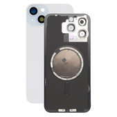 Apple iPhone 15 Plus - Stražnje staklo kućišta + staklo kamere + metalni okvir + magsafe magnet (Blue)