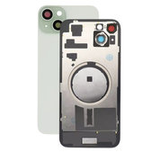 Apple iPhone 15 Plus - Stražnje staklo kućišta + staklo kamere + metalni okvir + magsafe magnet (Green)