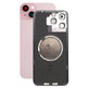 Apple iPhone 15 Plus - Stražnje staklo kućišta + staklo kamere + metalni okvir + magsafe magnet (Pink)