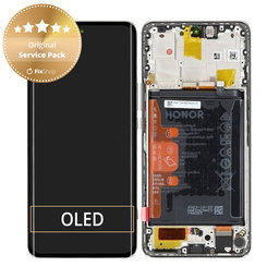 Honor Magic6 Lite - LCD zaslon + zaslon osjetljiv na dodir + okvir + baterija (Orange) - 0235AHHS, 0235AHHT Genuine Service Pack