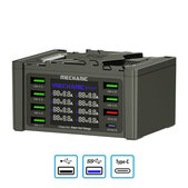 Mechanic V-Power 8 Pro - USB servisna stanica za punjenje s USB-C i USB 3.0