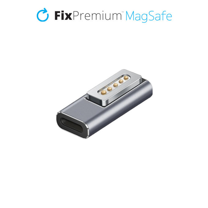FixPremium - Smanjenje USB-C - MagSafe 1, srebro