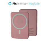 FixPremium - MagSafe PowerBank 5000mAh, ružičasta