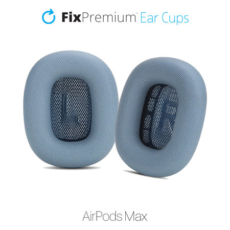 FixPremium - Zamjenske Slušalice za Apple AirPods Max (Eco-Leather), plava