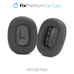 FixPremium - Zamjenske Slušalice za Apple AirPods Max (Eco-Leather), space gray