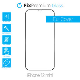 FixPremium FullCover Glass - Kaljeno staklo za iPhone 12 mini