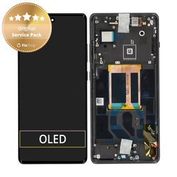 OnePlus 12R - LCD zaslon + zaslon osjetljiv na dodir + okvir (Iron Grey) - 621029000157 Genuine Service Pack