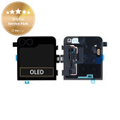 Samsung Galaxy Z Flip 6 F741B - LCD zaslon + zaslon osjetljiv na dodir + okvir (vanjski) (Crafted Black) - GH97-30012E Genuine Service Pack