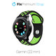 FixPremium - Silikonski Sportski Remen za Garmin (22mm), crni