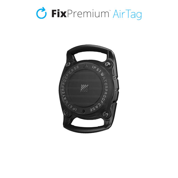 FixPremium - AirTag ogrlica za pse i mačke, crna