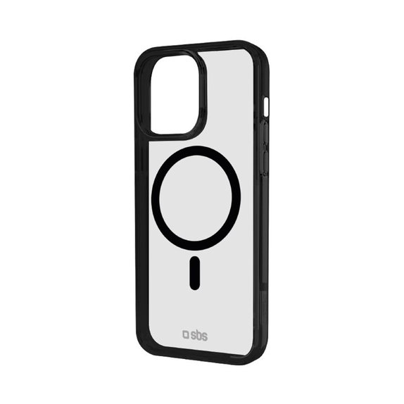 SBS - Mag Frame futrola kompatibilna s MagSafe za iPhone 15 Pro Max, crna