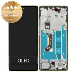 Motorola Moto G85 5G - LCD zaslon + zaslon osjetljiv na dodir + okvir (Olive Green) - 5D68C24855 Genuine Service Pack