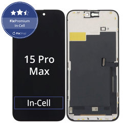 Apple iPhone 15 Pro Max - LCD zaslon + zaslon osjetljiv na dodir + okvir In-Cell FixPremium