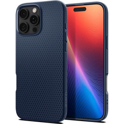 Spigen - Maska Liquid Air za iPhone 16 Pro Max, navy blue