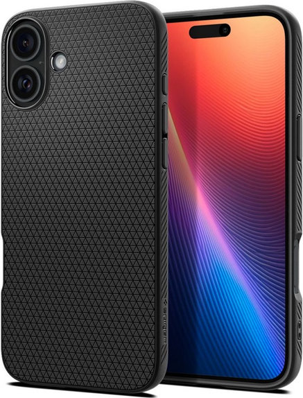 Spigen - Maska Liquid Air za iPhone 16, matte black