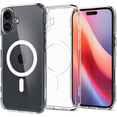 Spigen - Maska Ultra Hybrid z MagSafe za iPhone 16, bijela