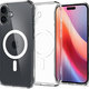 Spigen - Maska Ultra Hybrid z MagSafe za iPhone 16, bijela