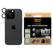 Zaštita objektiva Hoops za iPhone 16 Pro Max/16 Pro, Crna, PanzerGlass
