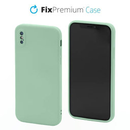 FixPremium - Silikonska maska za iPhone X & XS, zelena