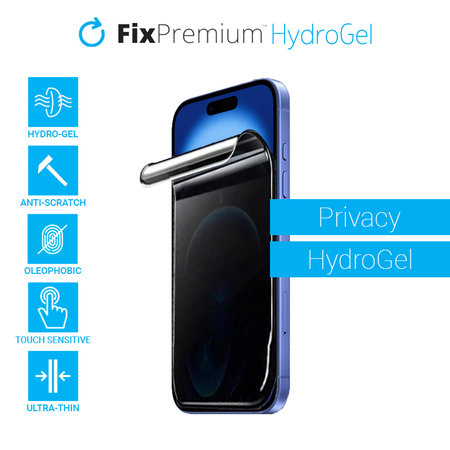 FixPremium - Privacy Screen Protector za Apple iPhone 16 Plus