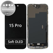 Zaslon za iPhone 15 Pro, Dodirni ekran s okvirom, Refurbished PRO