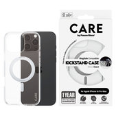 Maska Kickstand s MagSafeom za iPhone 16 Pro Max, Srebrna, CARE