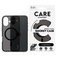 Maska Smokey s MagSafeom za iPhone 16, Crna, CARE