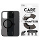 Maska Smokey s MagSafeom za iPhone 16 Pro, Crna, CARE