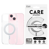 Maska Kickstand s MagSAFE by PanzerGlass za iPhone 15, Srebrna, PanzerGlass