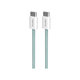 PURO - USB-C Kabel / USB-C, 60W, Fabrik FABK4, 1,5 m, island mist
