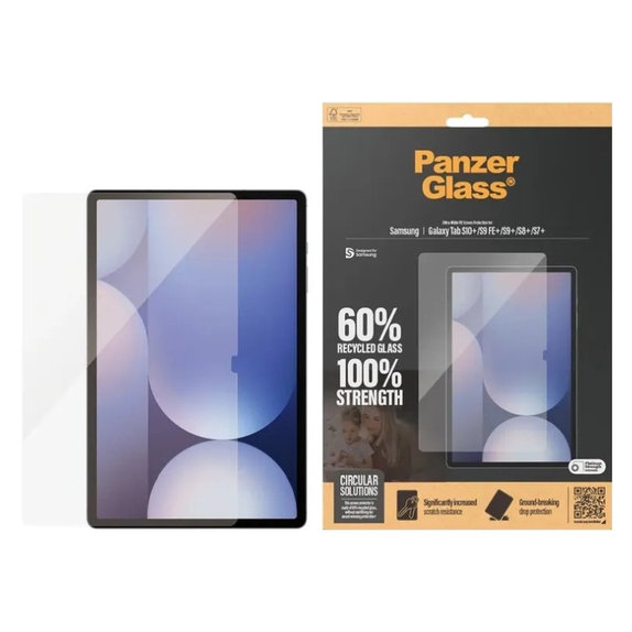 Kaljeno staklo UWF za Samsung Galaxy Tab S8/S9 Plus, Prozirna, PanzerGlass