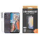Bundle Hoops + Kaljeno staklo UWF + Hard Case D3O za Samsung Galaxy A25 5G, Prozirna, PanzerGlass