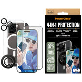 Bundle Hoops + Kaljeno staklo UWF + Hard Case + Magnetic Ring Mount za iPhone 16 Pro, PanzerGlass