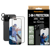 Bundle Hoops + UWF kaljeno staklo za iPhone 16 Pro Max, PanzerGlass