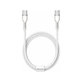 Baseus - Kabel USB-C/USB-C, 1.5m, bijela
