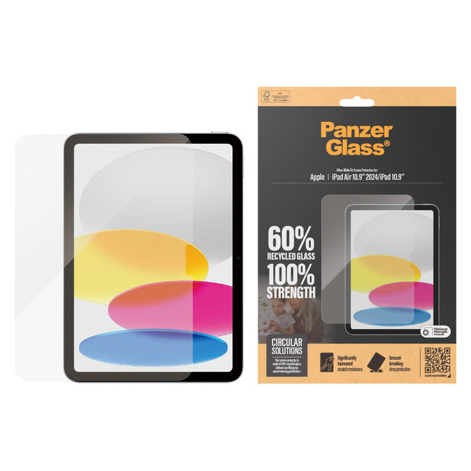 Kaljeno staklo UWF za iPad 10,9"/iPad Air 11'', Prozirna, PanzerGlass
