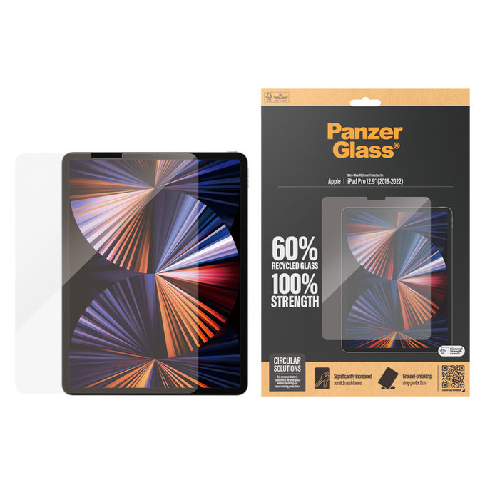 Kaljeno staklo UWF za iPad Pro 12,9'', Prozirna, PanzerGlass