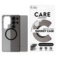 Maska Smokey s crnim QI za Samsung Galaxy S25 Ultra, Crna, PanzerGlass