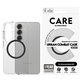 Maska Urban Combat s crnim QI za Samsung Galaxy S25, Prozirna, PanzerGlass
