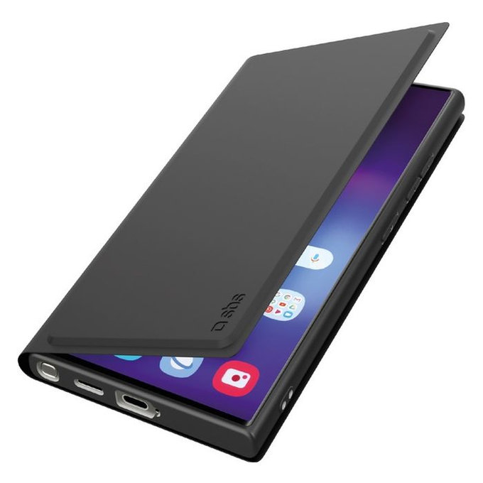 SBS - Maska Book Wallet Smooth za Samsung Galaxy S25 Ultra, crna