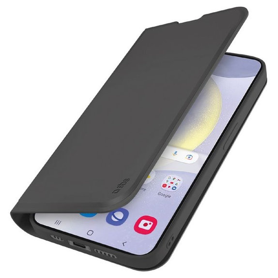 SBS - Maska Book Wallet Smooth za Samsung Galaxy S25+, crna