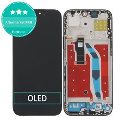 Honor 200 Lite - LCD zaslon + zaslon osjetljiv na dodir + okvir (Midnight Black) OLED