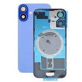 Apple iPhone 16 - Stražnje staklo kućišta + staklo kamere + metalni okvir + Magsafe magnet (Ultramarine)