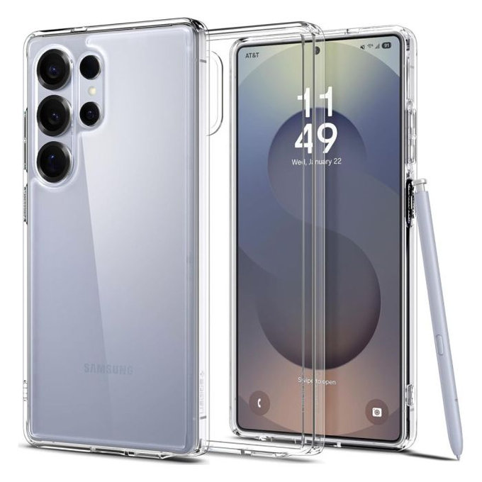 Spigen - Maska Ultra Hybrid za Samsung Galaxy S25 Ultra, Crystal Clear