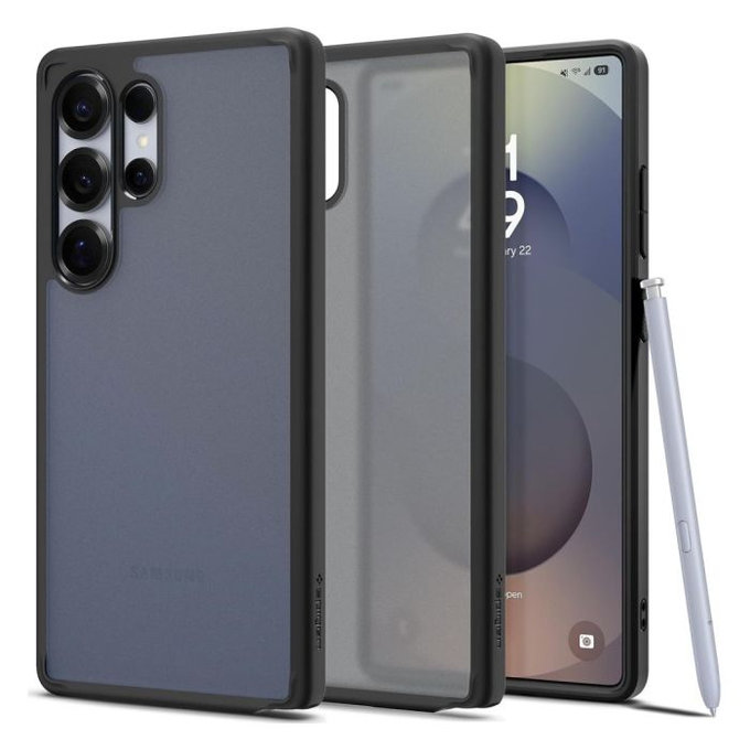 Spigen - Maska Ultra Hybrid za Samsung Galaxy S25 Ultra, Frost Black