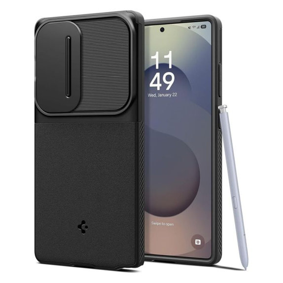 Spigen - Maska Optik Armor za Samsung Galaxy S25 Ultra, crno