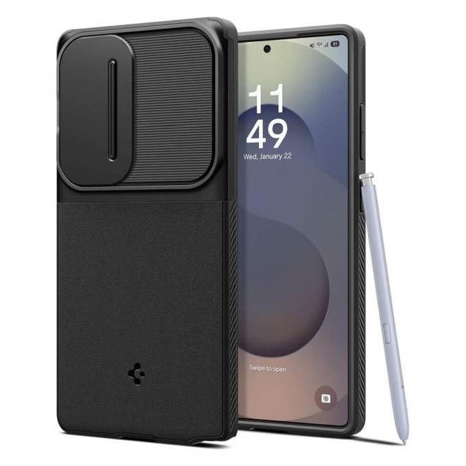 Spigen - Maska Optik Armor za Samsung Galaxy S25 Ultra, crno