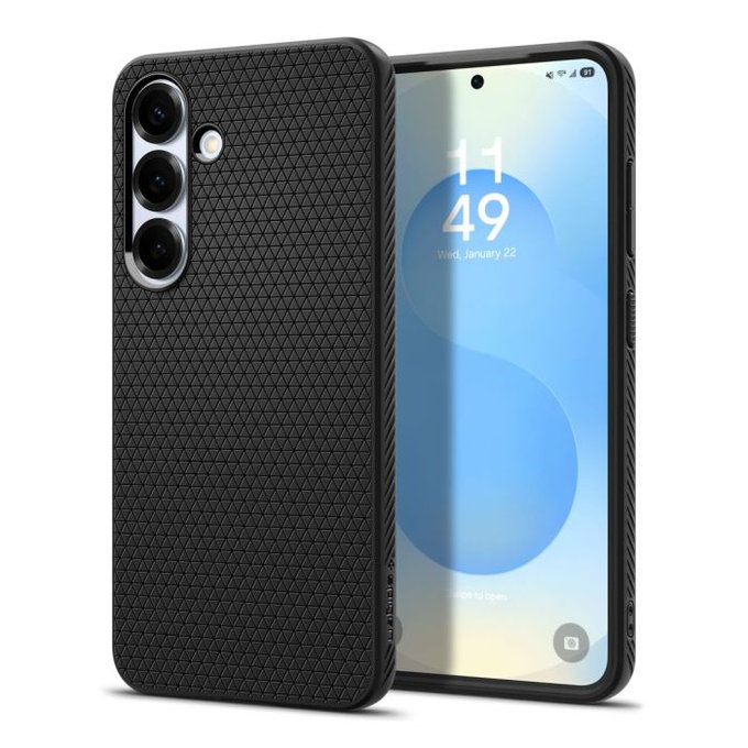 Spigen - Maska Liquid Air za Samsung Galaxy S25, Matte Black