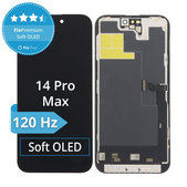 Zaslon Soft OLED 120Hz za iPhone 14 Pro Max, Dodirni ekran s okvirom, FixPremium
