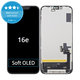 Zaslon Soft OLED za iPhone 16e, Dodirni ekran s okvirom, FixPremium